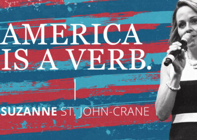 America is a verb.