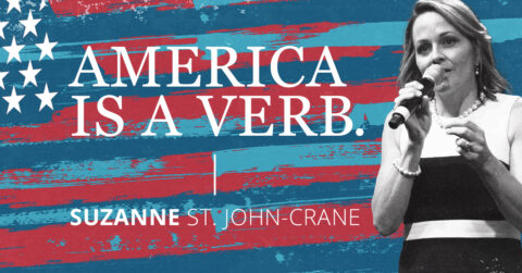 America is a verb.